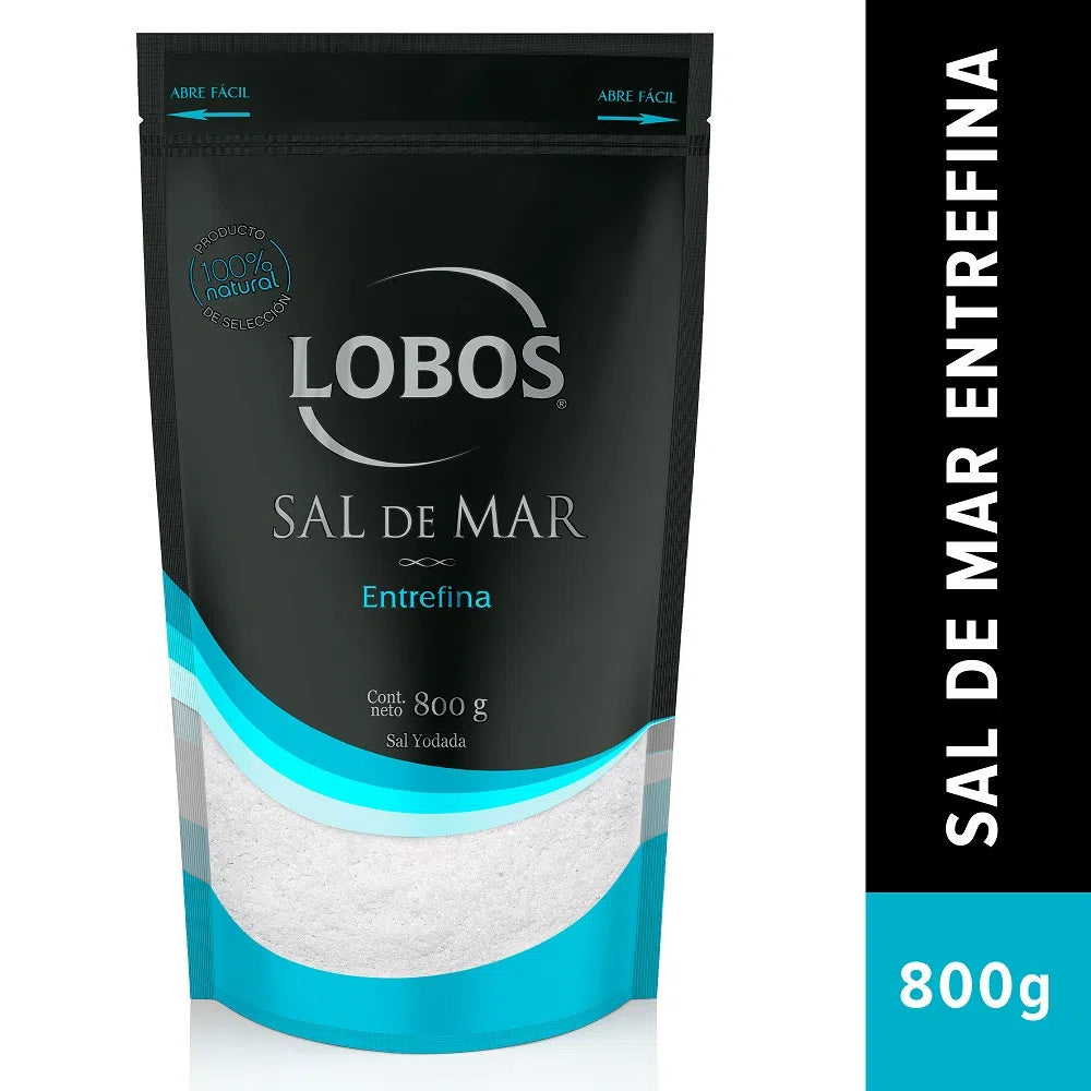 Sal de Mar Doypack 800 gr Lobos