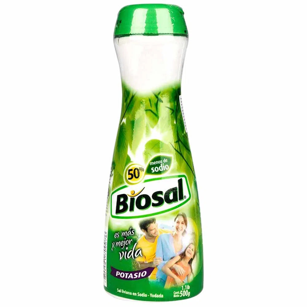 Sal 50% Menos Sodio Salero 500 gr Biosal