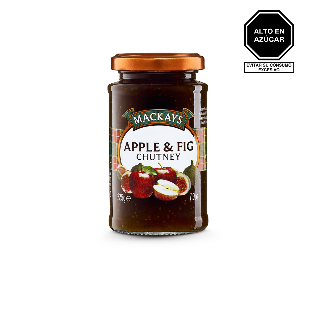 Chutney Salsa Agridulce de Manzana e Higos 340g - Mackays