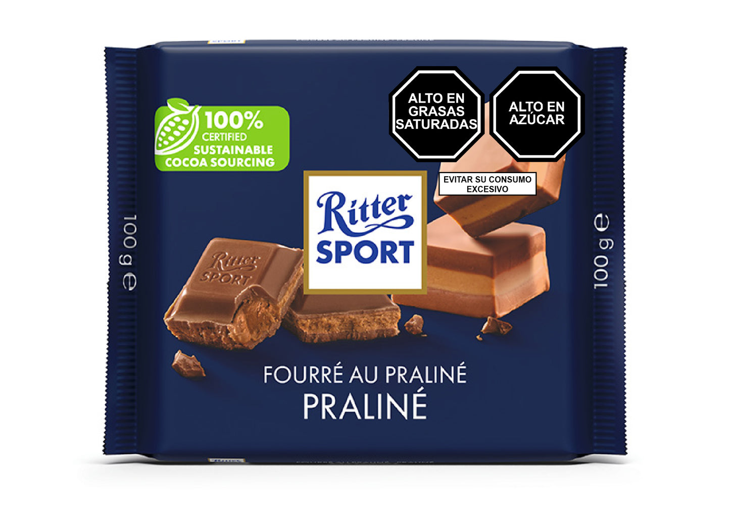 Chocolate con leche relleno de Praliné - Ritter Sport