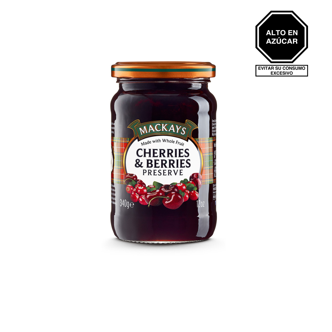 Mermelada de Cereza y Bayas 340g - Mackays