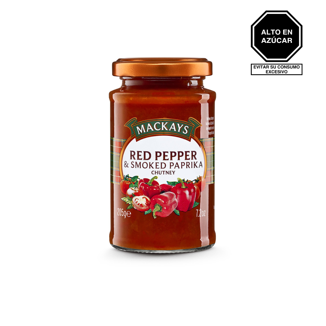 Chutney Salsa Agridulce de Pimiento y Paprika 340g - Mackays
