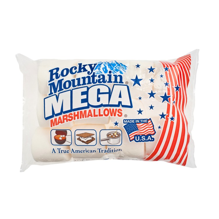 Marshmallows Mega White 340 gr Rocky Mountain
