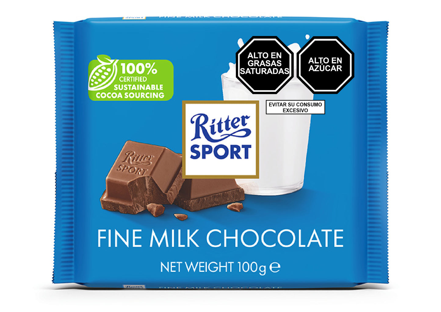 Chocolate con leche extrafina 35% cacao - Ritter Sport