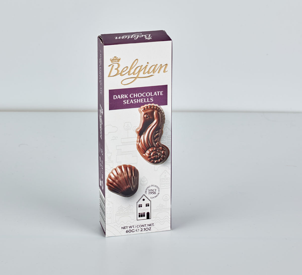 Bombones de Chocolate Oscuro Seashells 60gr - The Belgian